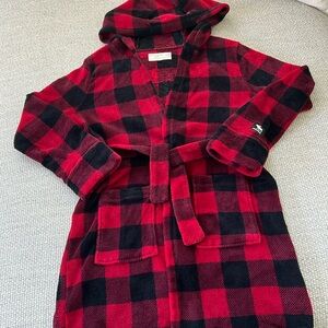 Buffalo Check hooded Robe